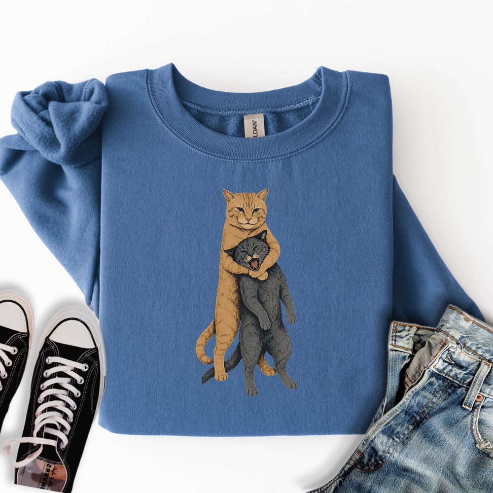 Cat Headlock Sweatshirt