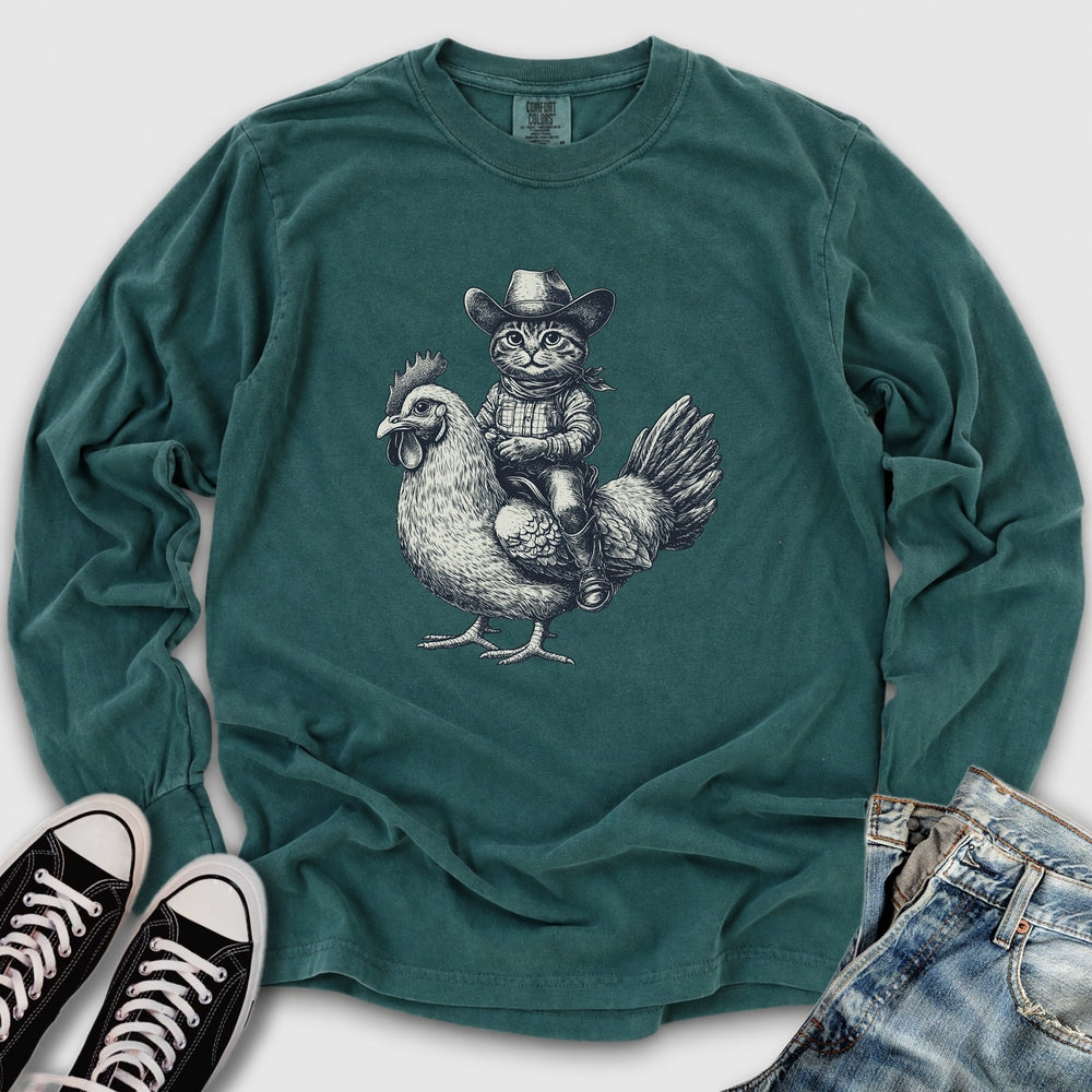Cat Chicken Long Sleeve Tee