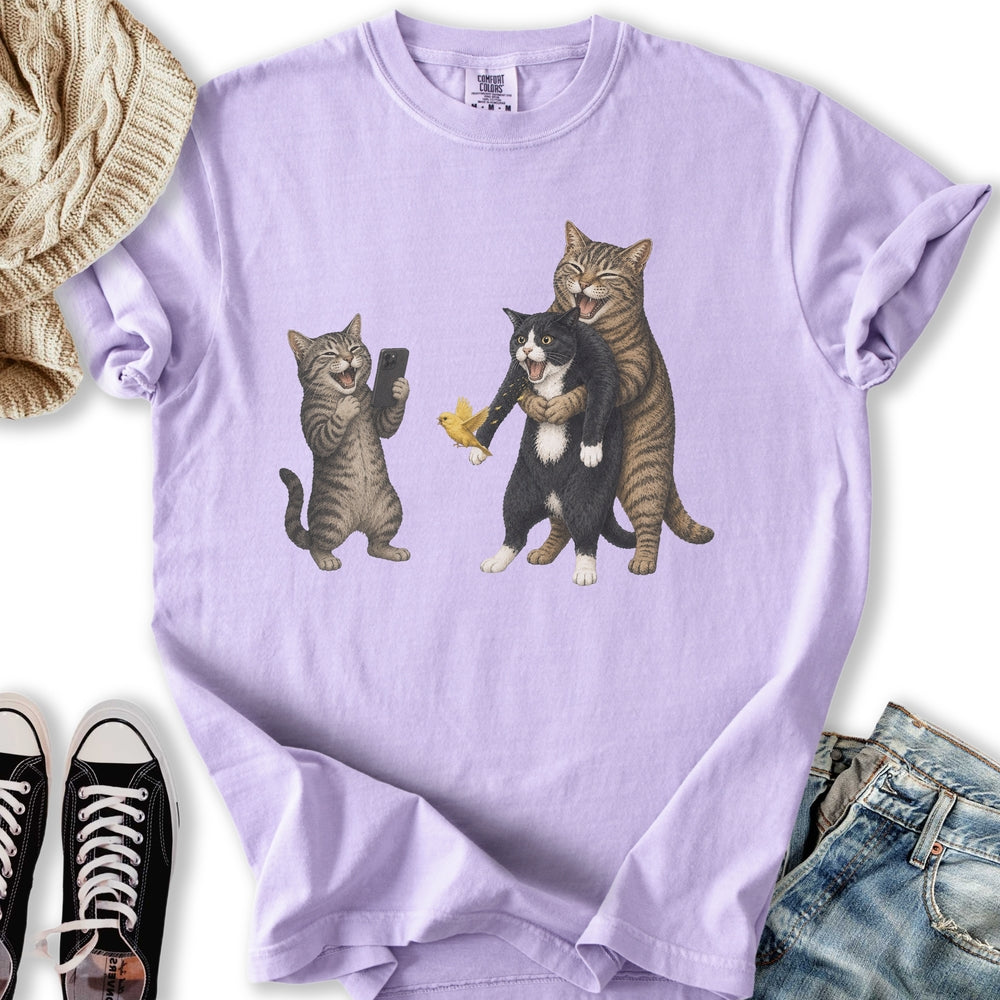 Cat Heimlich Prank T-Shirt