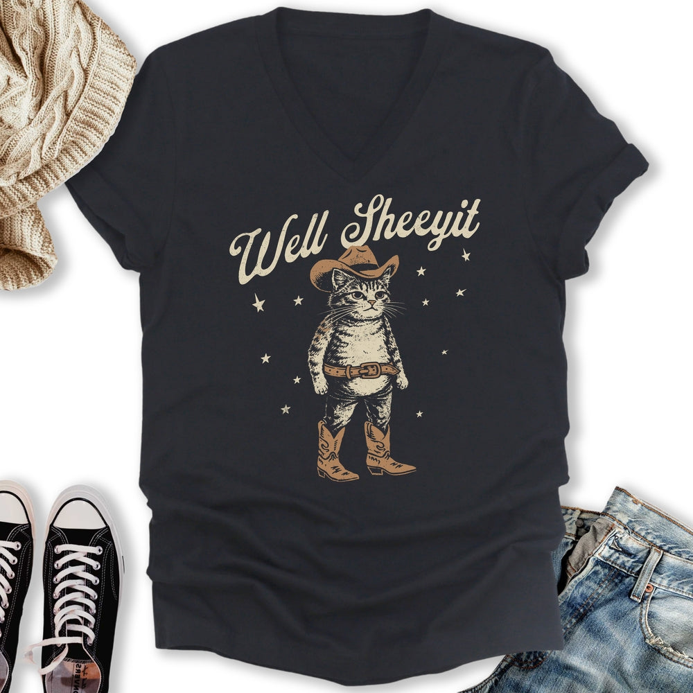 Well Sheeyit V-Neck Tee