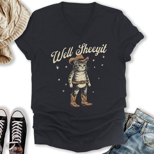 Well Sheeyit V-Neck Tee