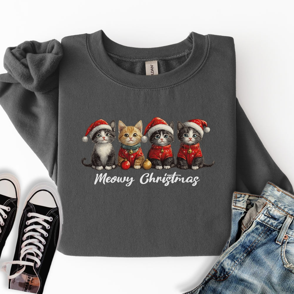 Christmas Cats Sweatshirt