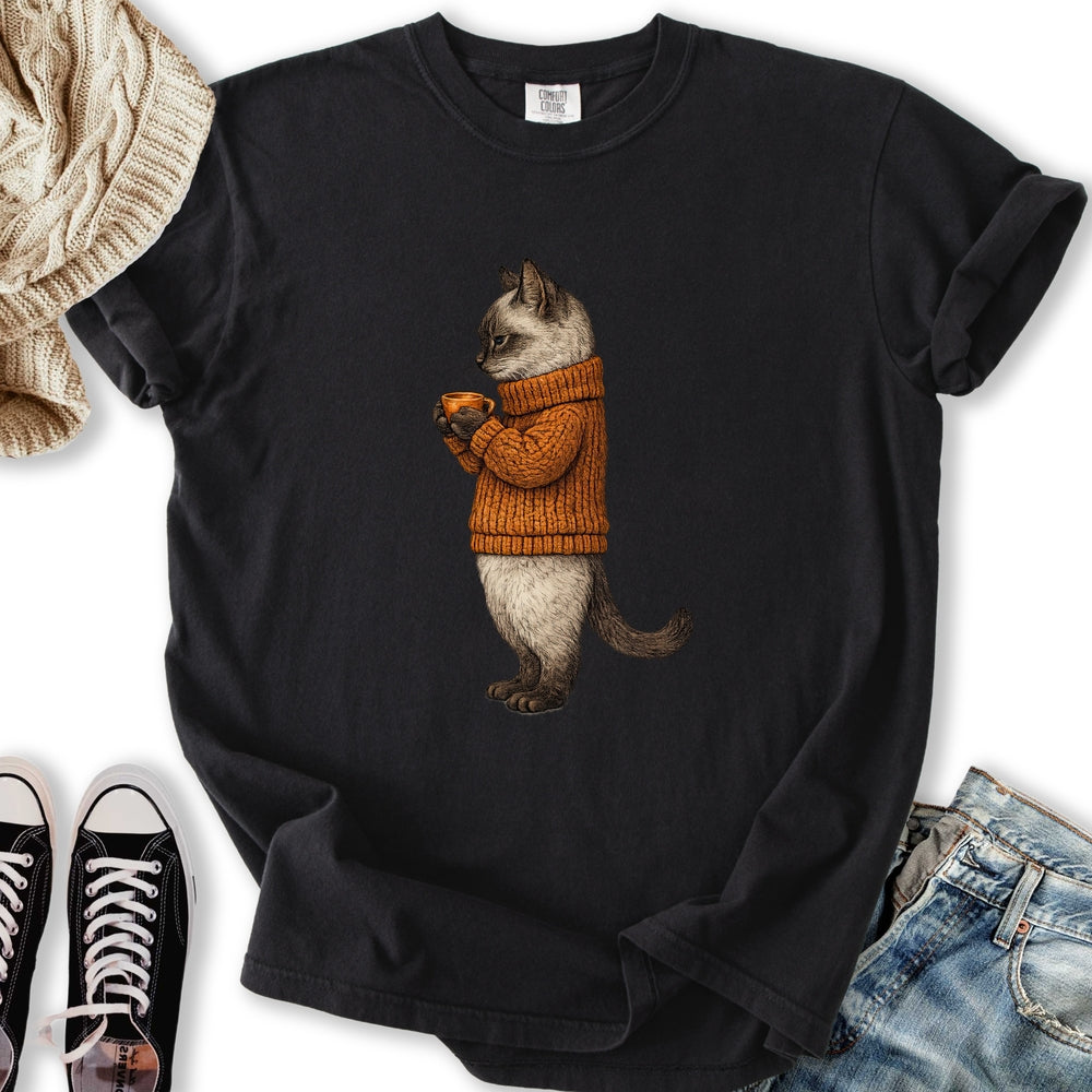 Cozy Siamese CatT-Shirt