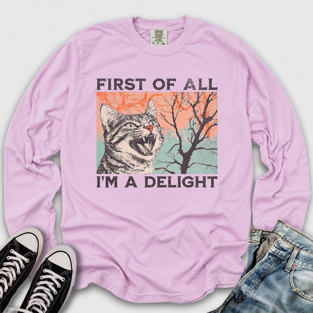I'm A Delight Long Sleeve Tee