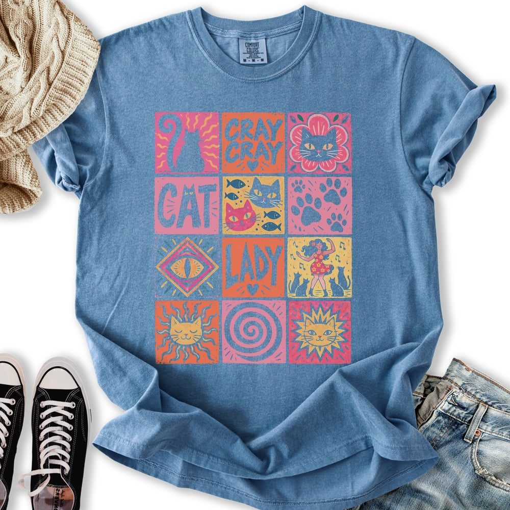 Cray Cray Cat Lady Relaxed Tee
