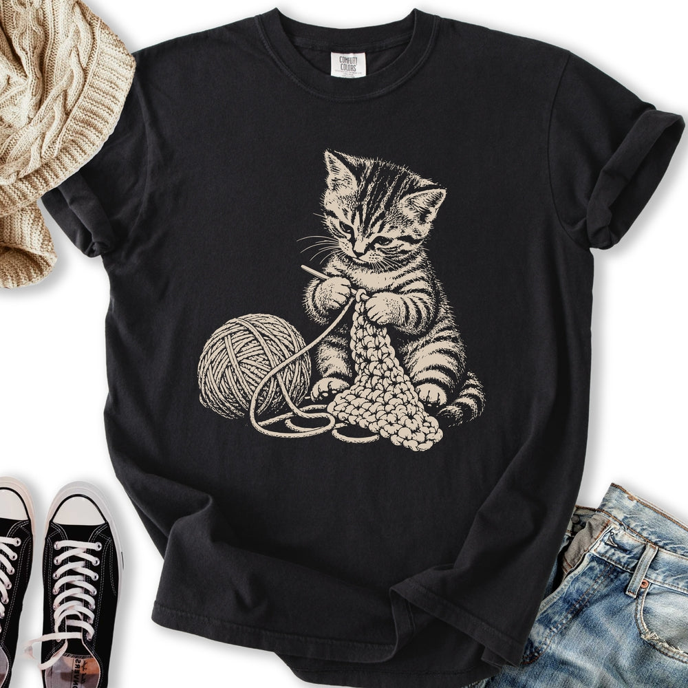 Crochet Kitten Relaxed Tee
