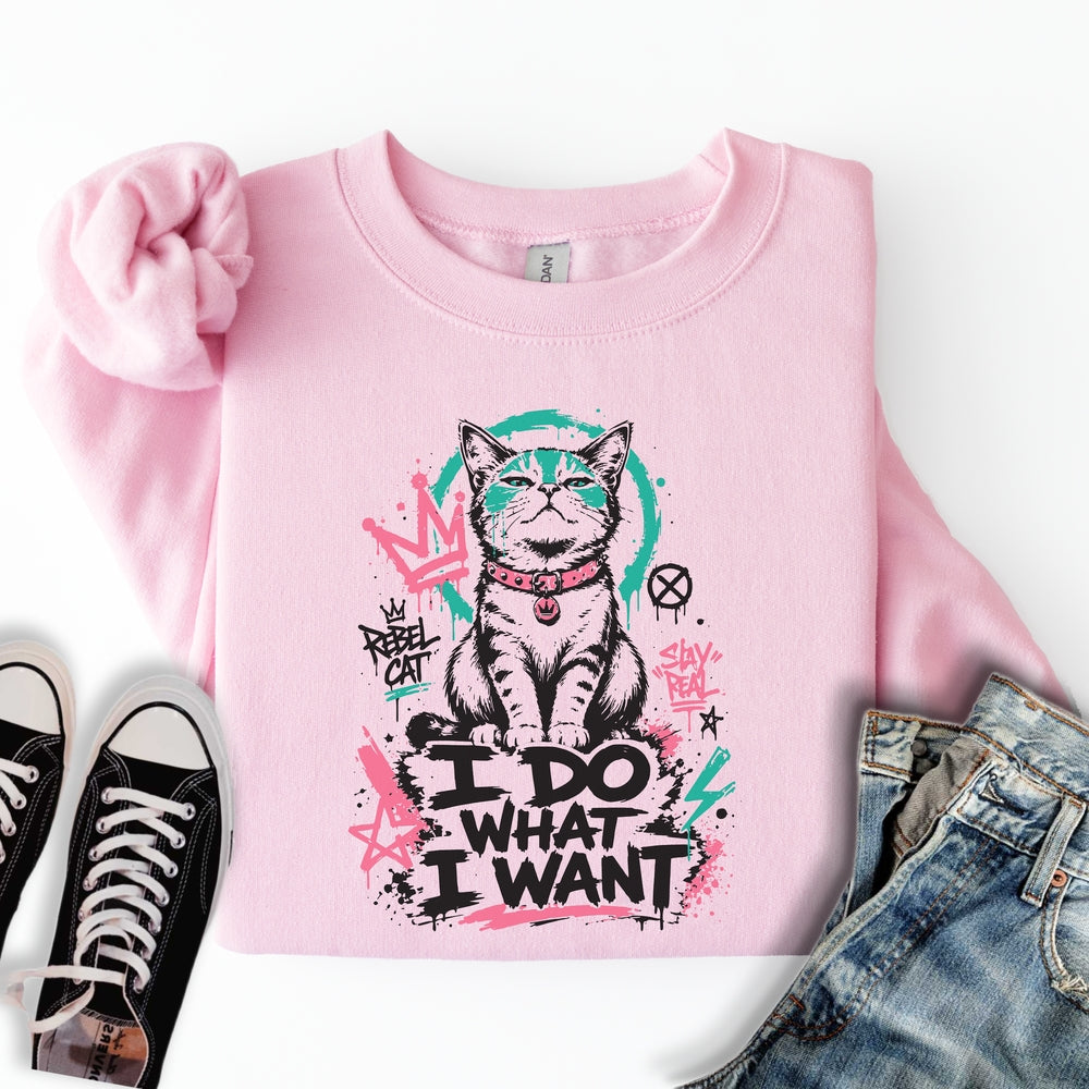 Streetart Cat Sweatshirt