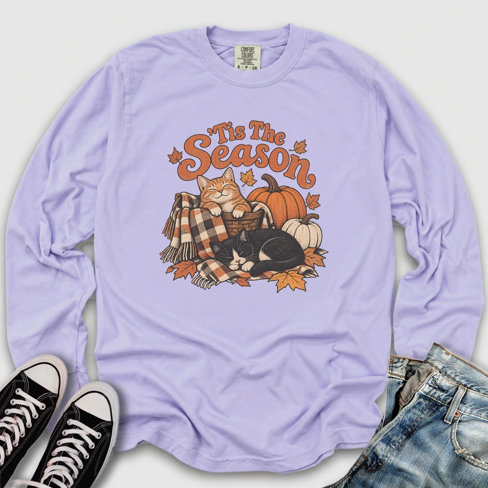 Tis The Season Cats Long Sleeve Tee