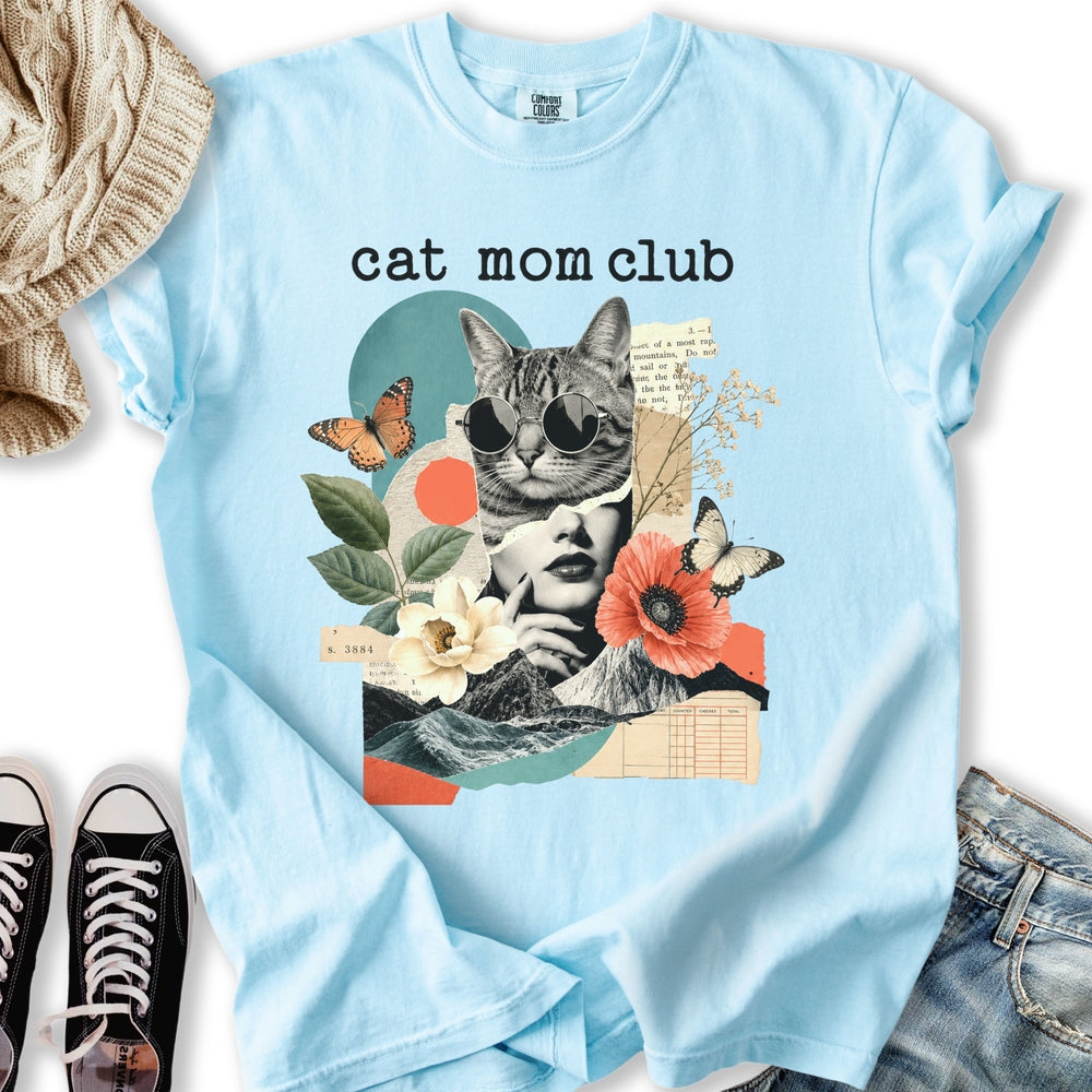 Cat Mom Club Collage T-Shirt