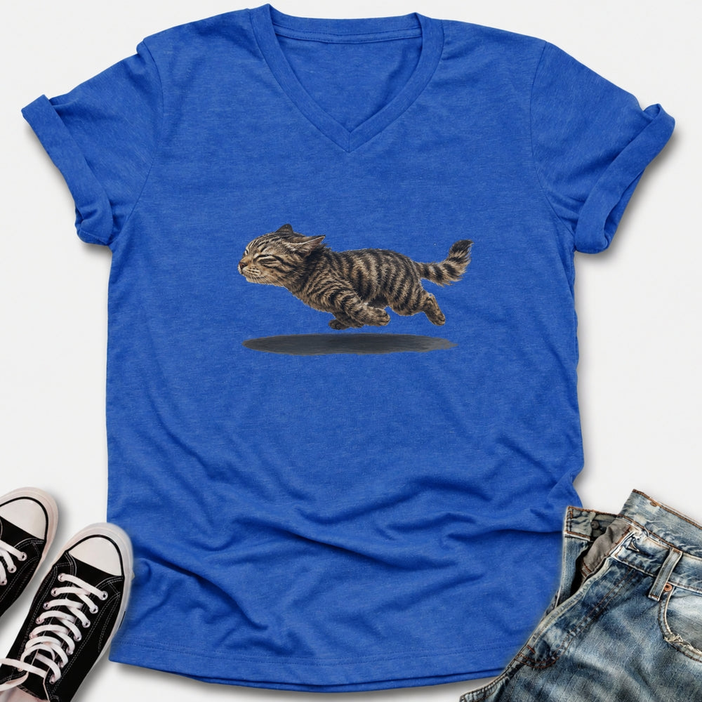 Zoomies V-Neck Tee
