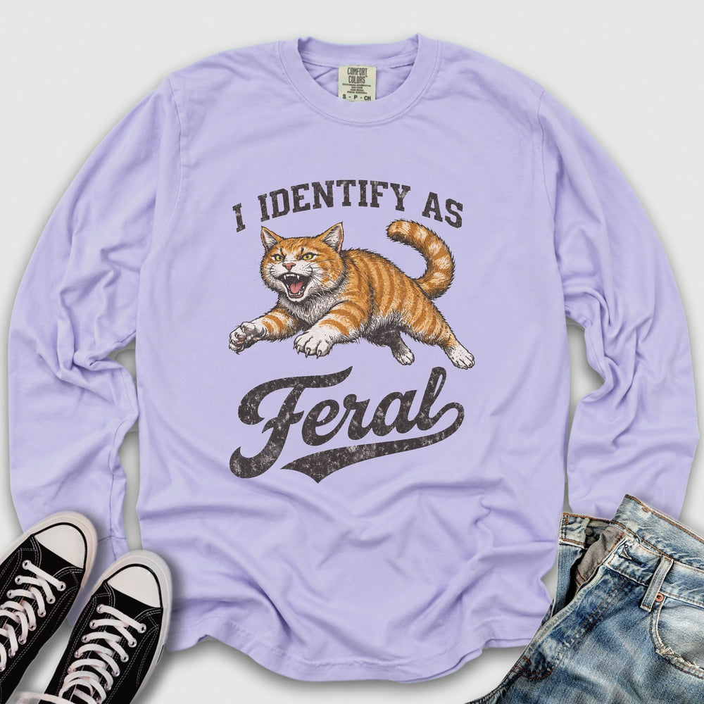 Identify As Feral Long Sleeve Tee
