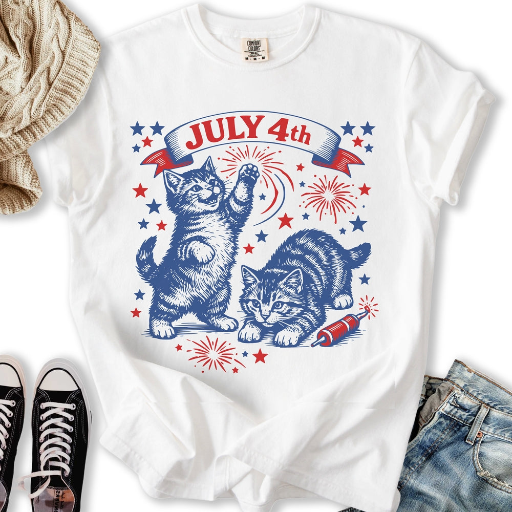 July 4th Kittens T-Shirt