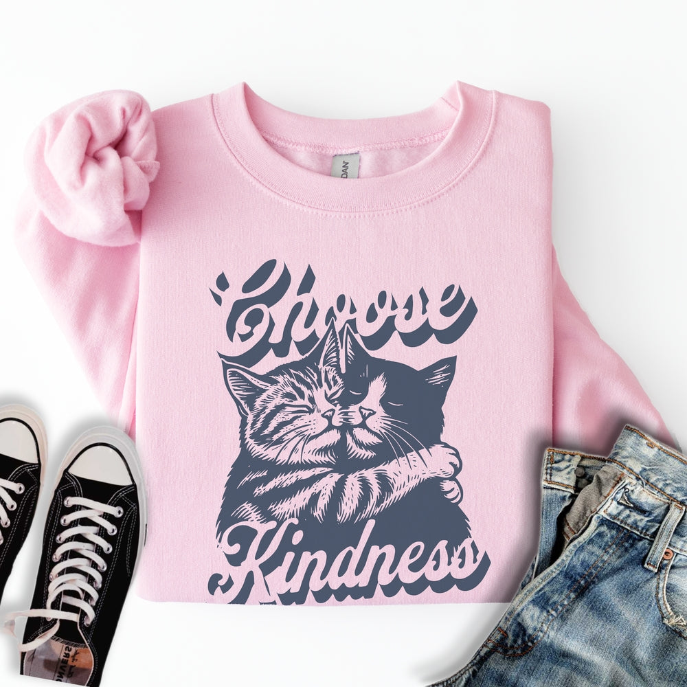 Choose Kindness Cats Sweatshirt
