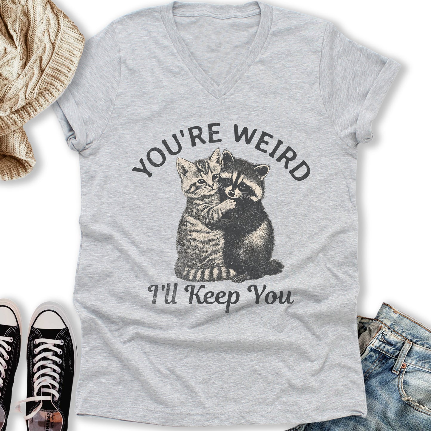 You're Weird V-Neck Tee