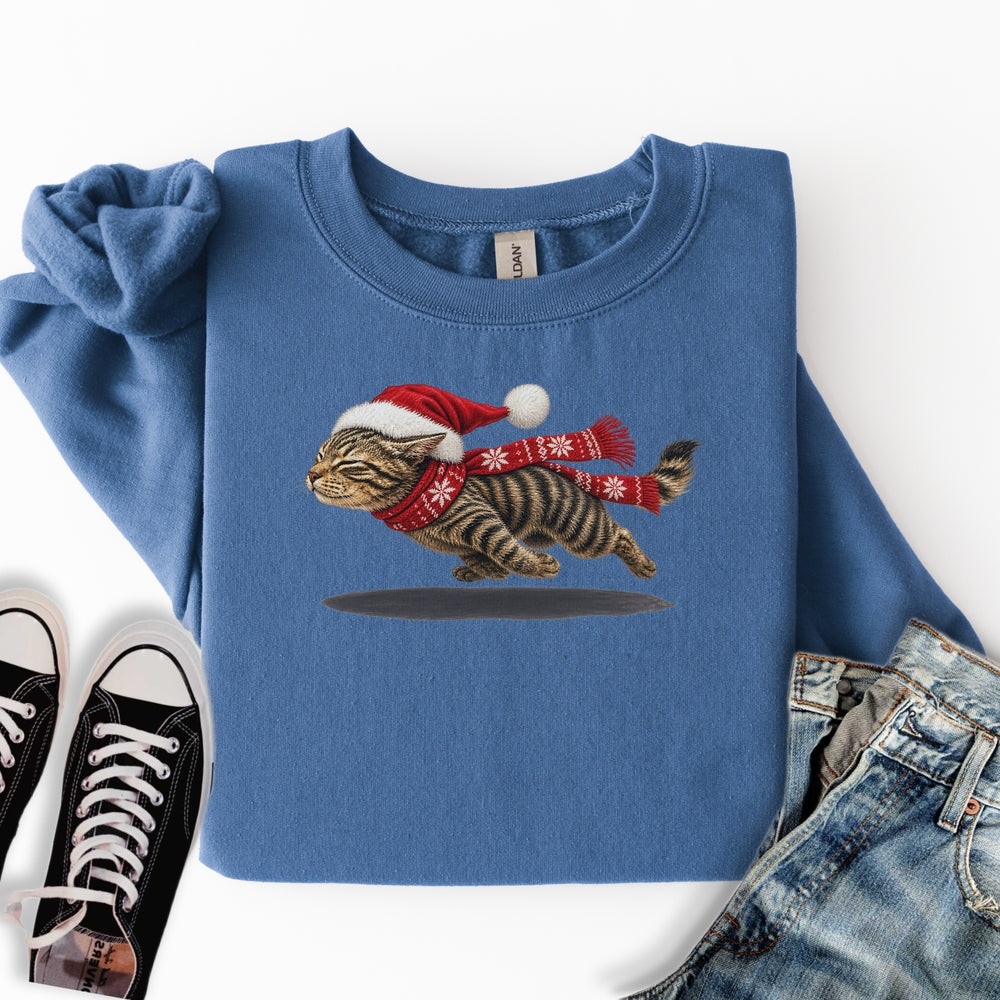 Christmas Zoomies Cat Sweatshirt