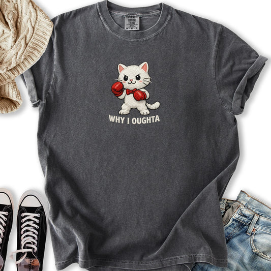 Faux Embroidery Boxer T-Shirt