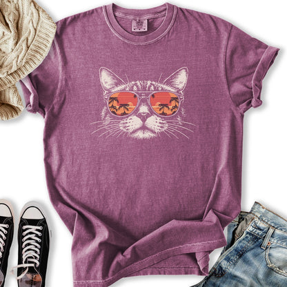 Sunset Cat Relaxed Tee