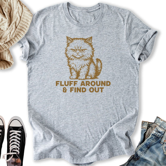 Fluff Around Cat Classic Tee