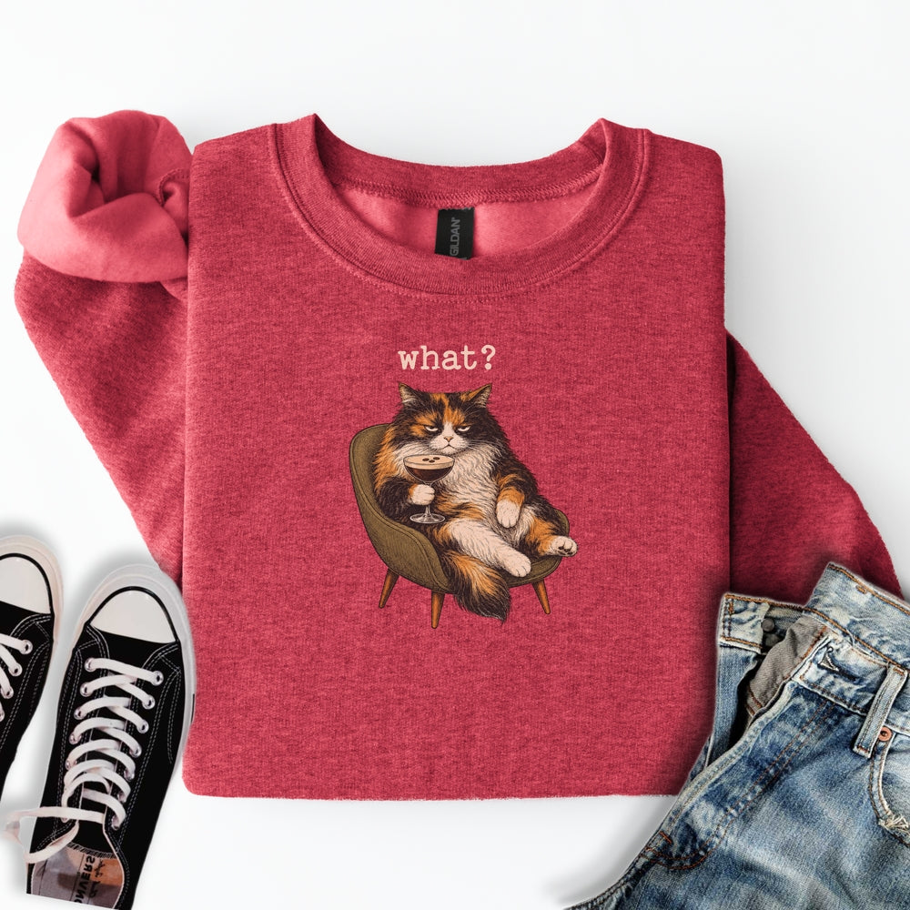 Grumpy Calico Cat Sweatshirt