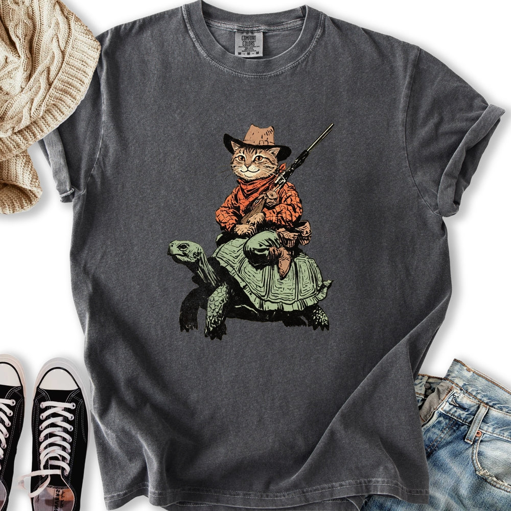 Cowboy Cat Rider T-Shirt