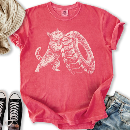 Strongman Cat Relaxed Tee
