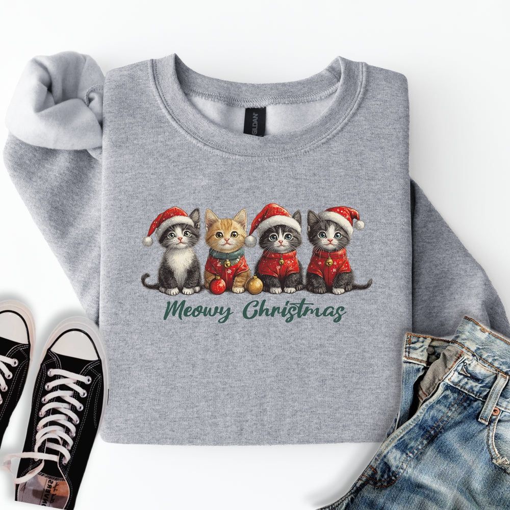 Christmas Cats Sweatshirt