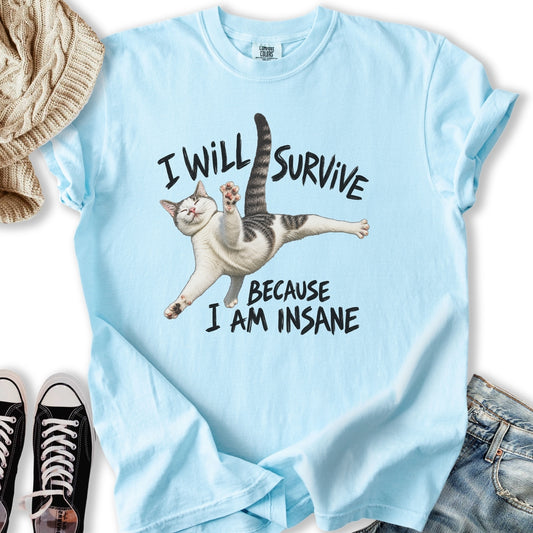I Will Survive Cat Relaxed Tee