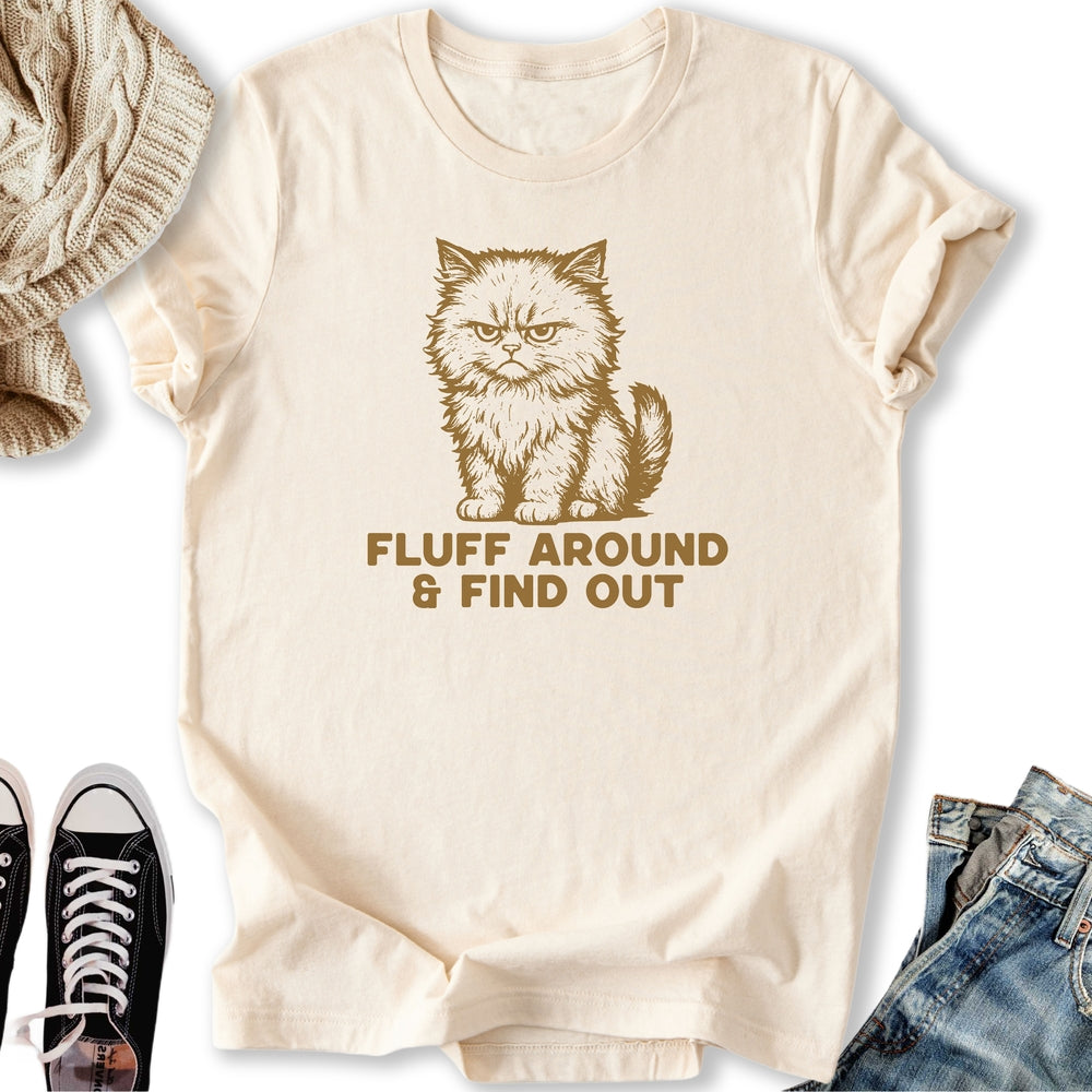 Fluff Around Cat Classic Tee