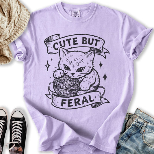 Cute But Feral Cat T-Shirt