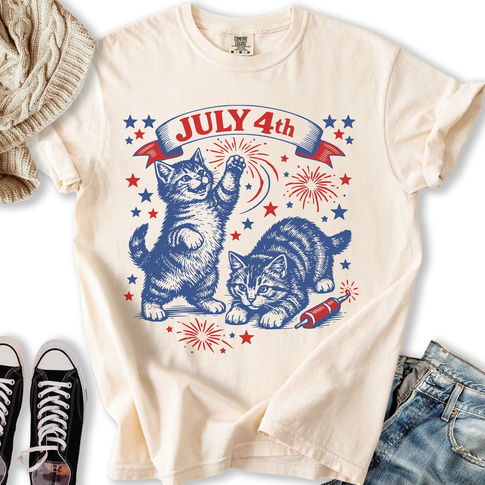 July 4th Kittens T-Shirt