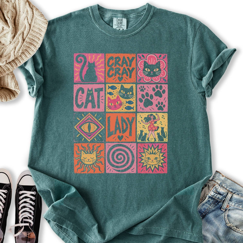 Cray Cray Cat Lady Relaxed Tee