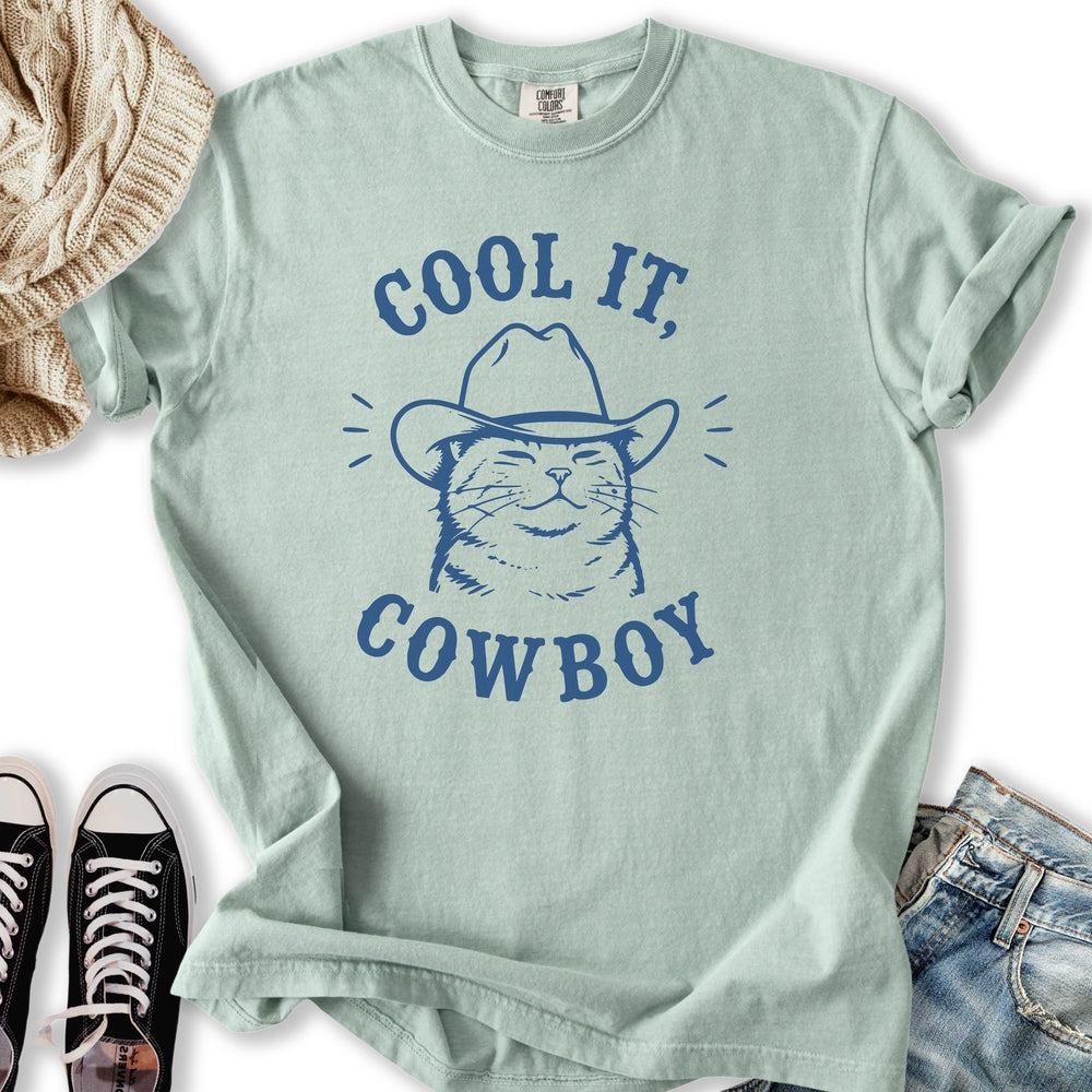 Cool It Cowboy Cat T-Shirt