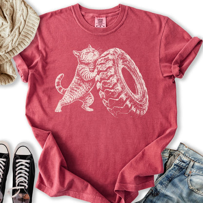 Strongman Cat Relaxed Tee