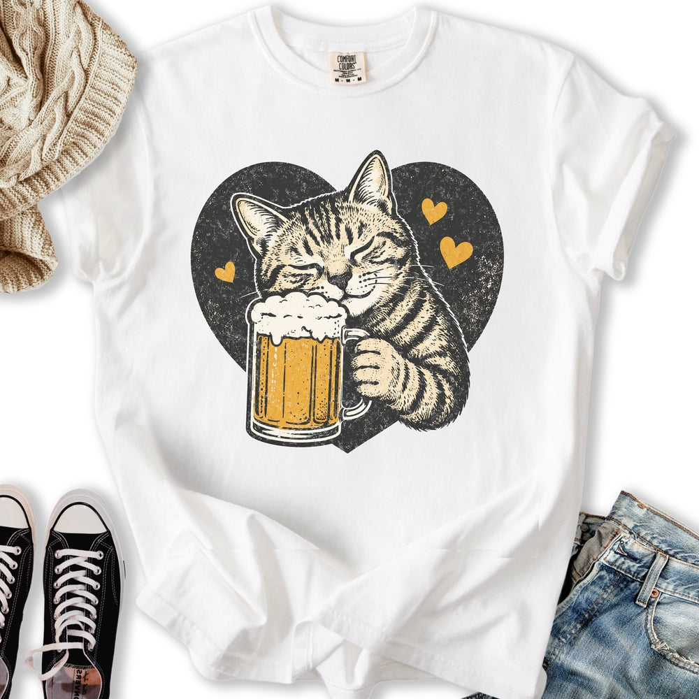 Beer Lovin Cat T-Shirt
