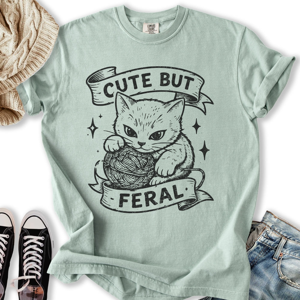 Cute But Feral Cat T-Shirt