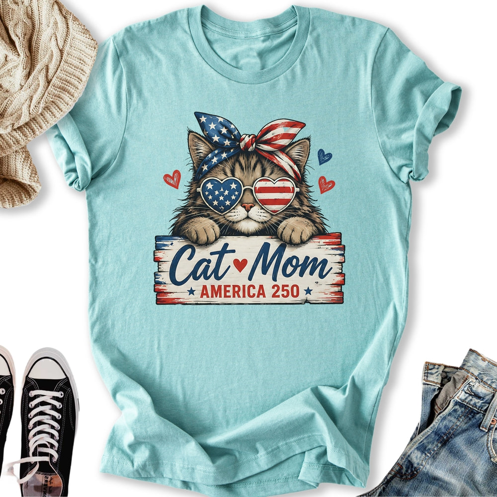 Cat Mom America Classic Tee