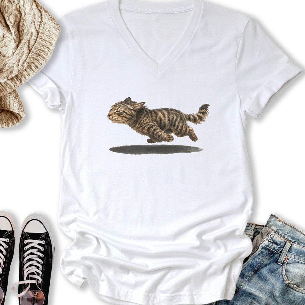 Zoomies V-Neck Tee