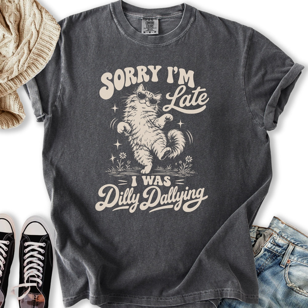 Dilly Dallying Cat Relaxed Tee