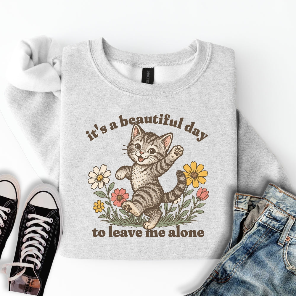 Beautiful Day Cat Sweatshirt