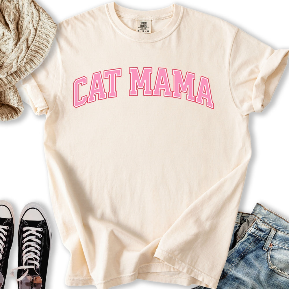 Pink Cat Mama T-Shirt