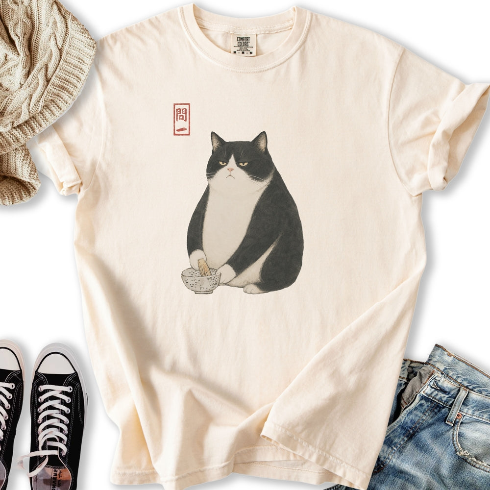 Japanese Tuxedo Cat T-Shirt