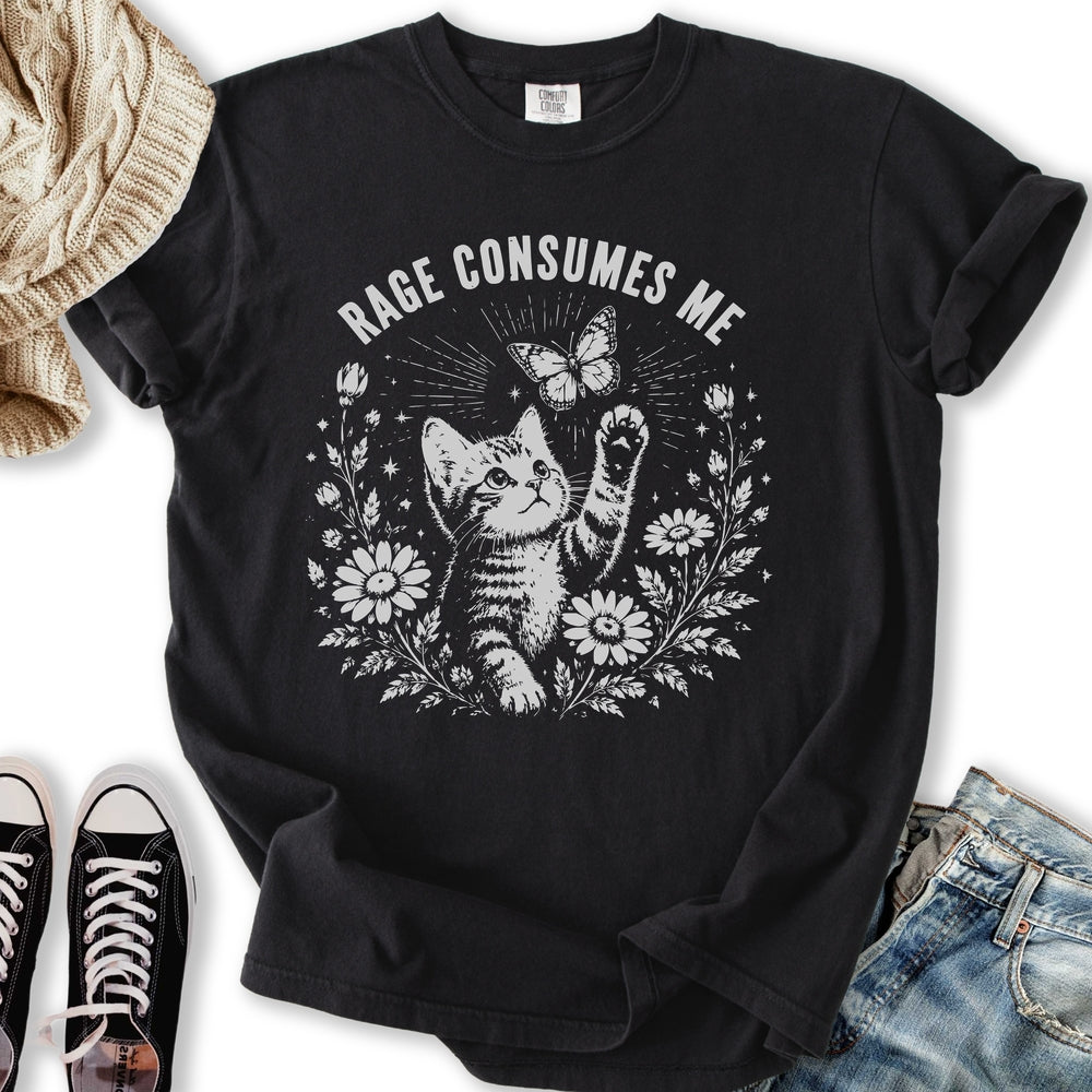 Rage Consumes Me Kitten T-Shirt