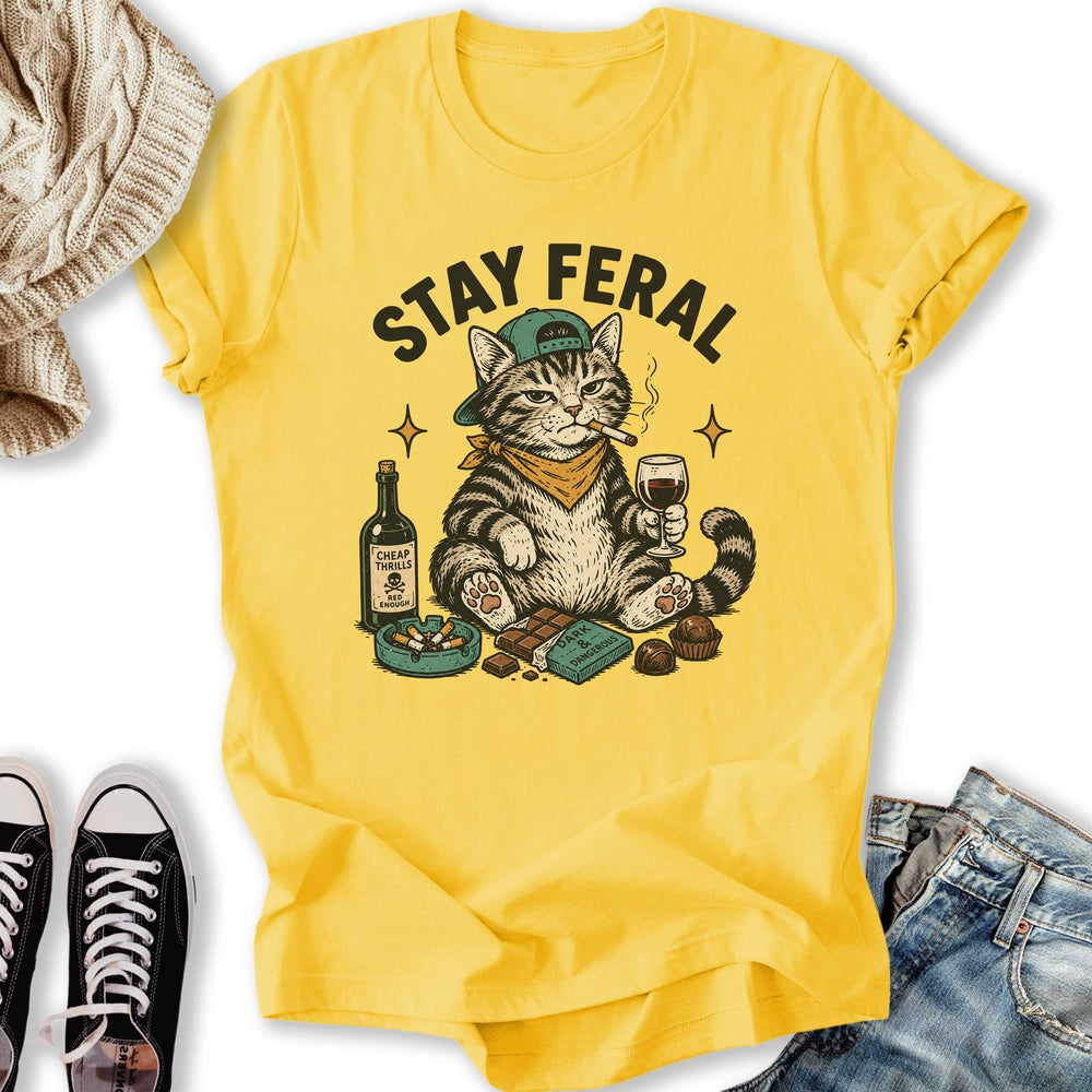 Stay Feral Cat Classic Tee
