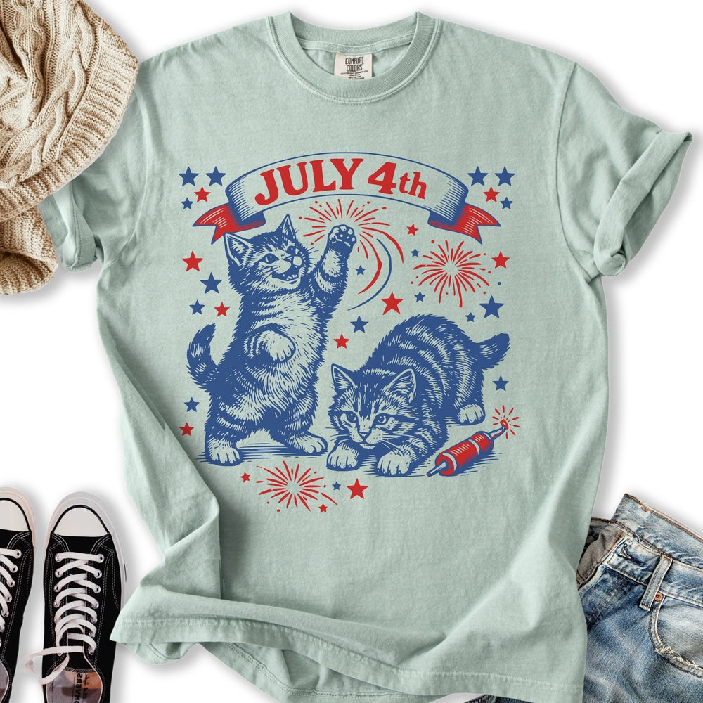 July 4th Kittens T-Shirt