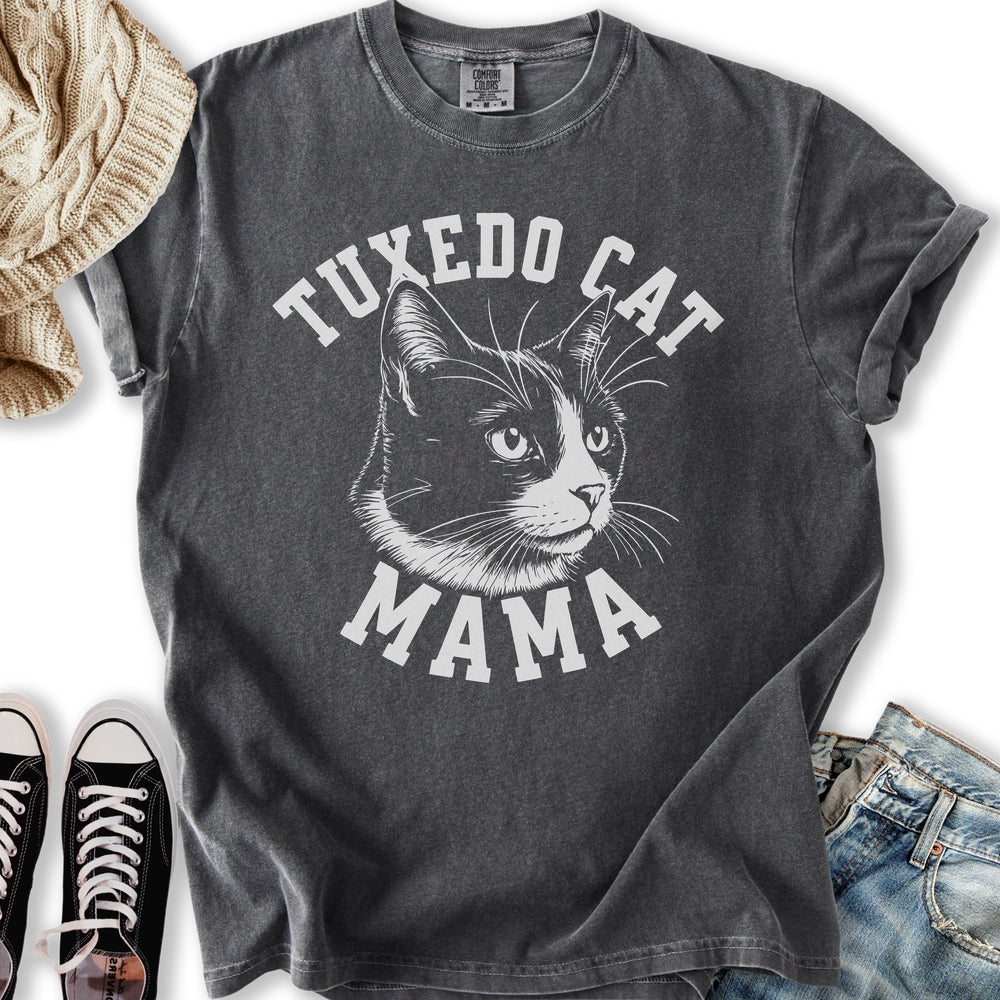 Tuxedo Cat Mama T-Shirt