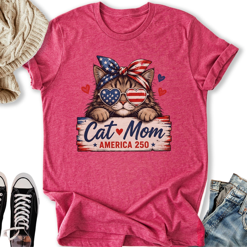 Cat Mom America Classic Tee