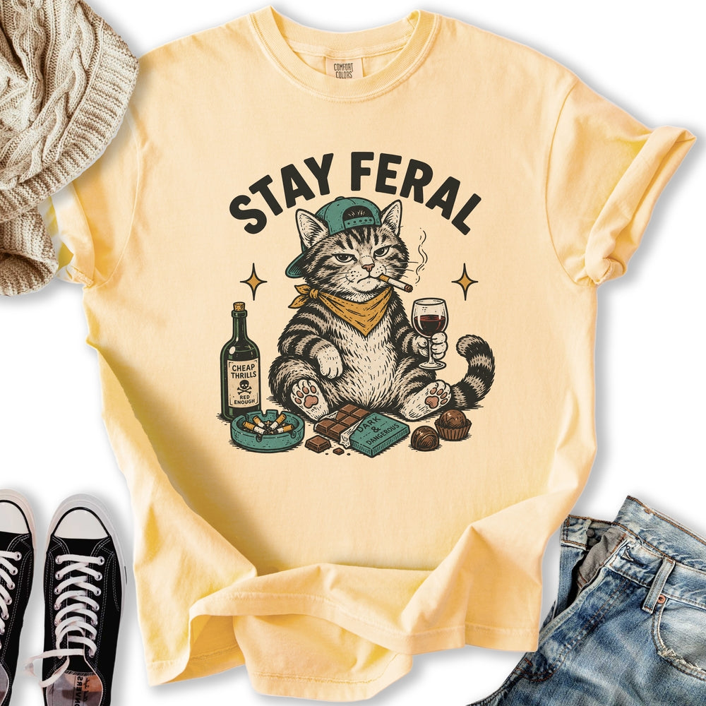 Stay Feral Cat T-Shirt