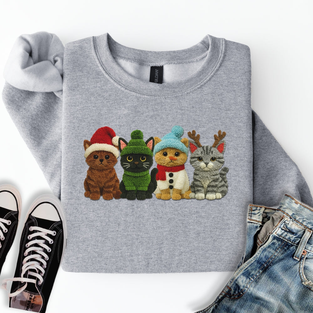Holiday Yarn Cats Sweatshirt