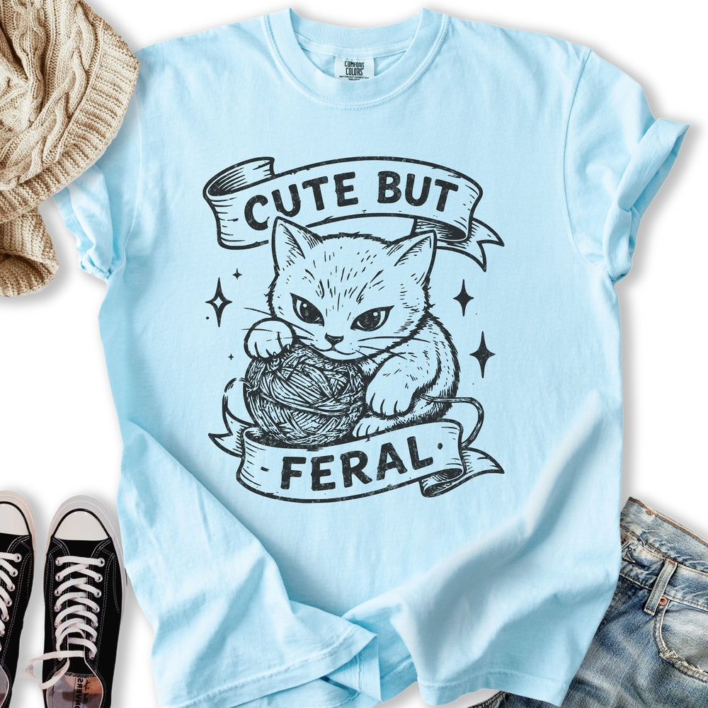 Cute But Feral Cat T-Shirt