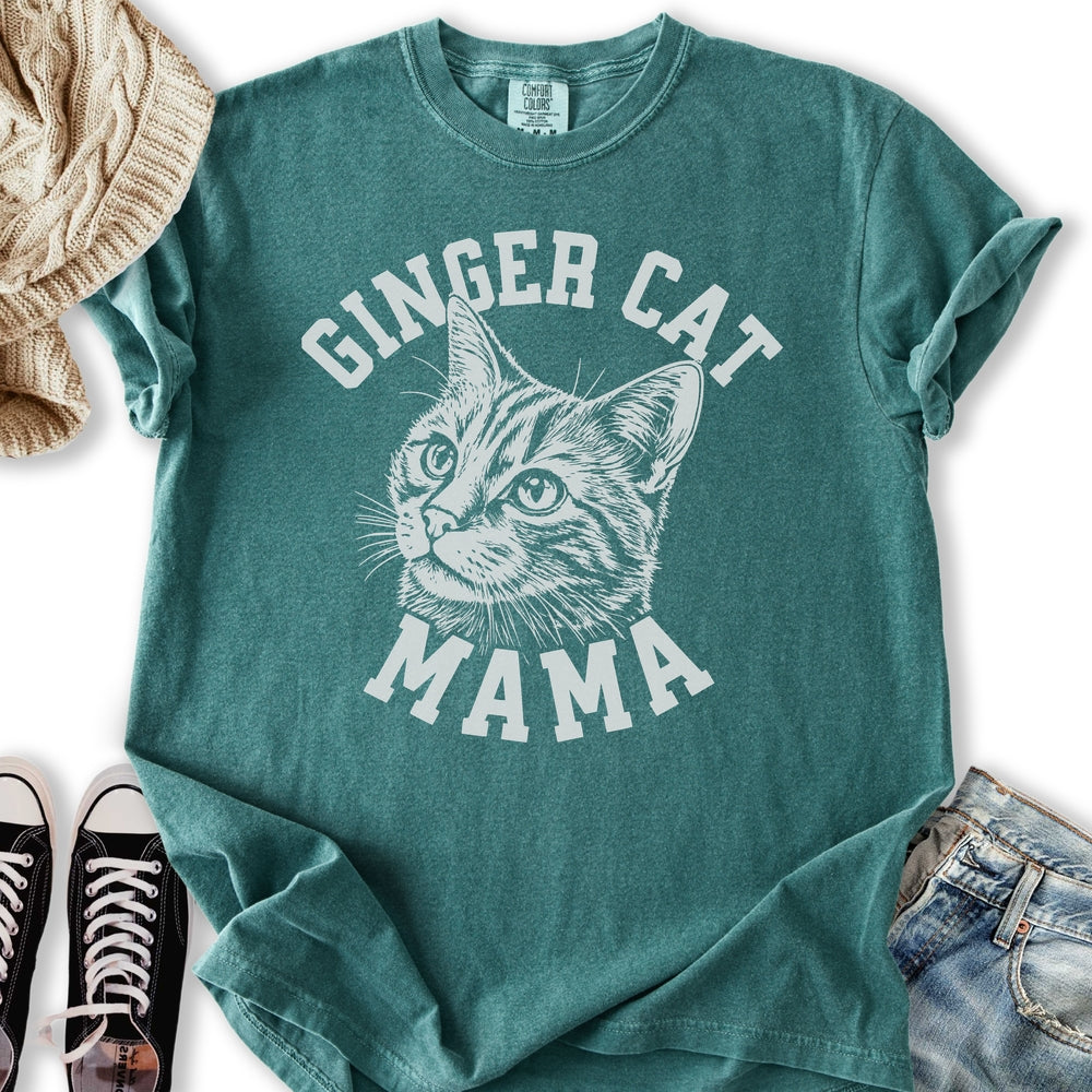 Ginger Cat Mama T-Shirt